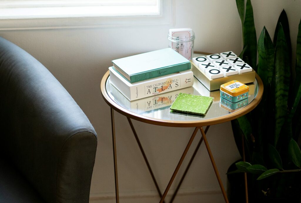 Heritage Handcrafted Cane Side Table
